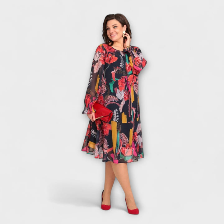 Caroline - Elegantní šaty pro plnoštíhlé pro maximální pohodlí