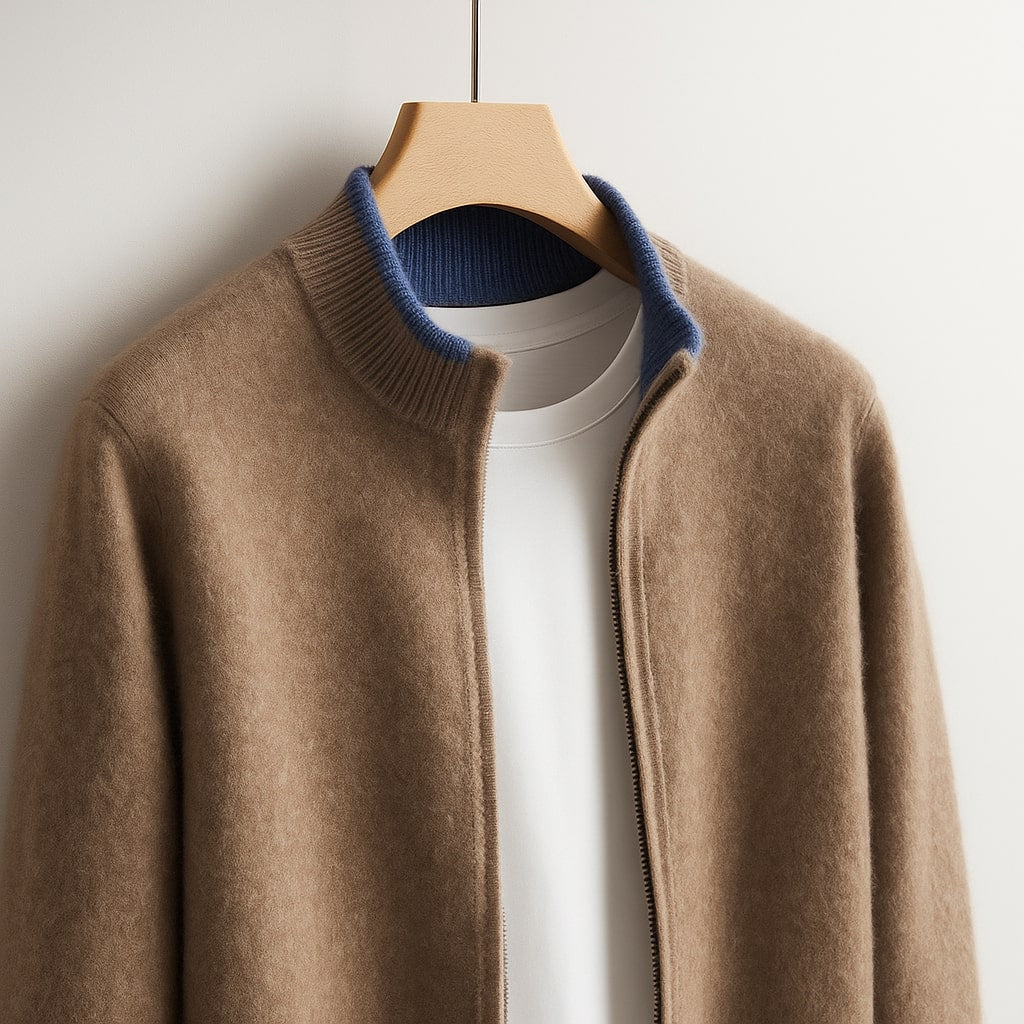 Harvey | Elegantní vlněná bunda na zip