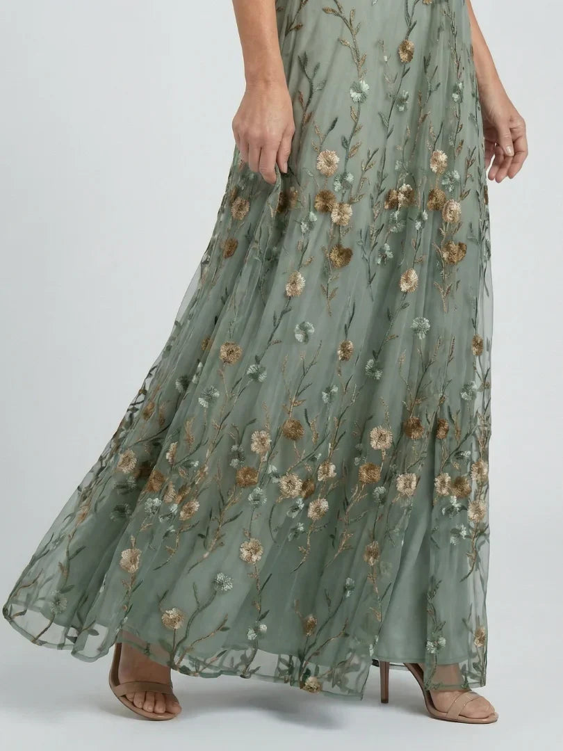 Radmila™ | Elegantní maxi šaty s květinovým vzorem