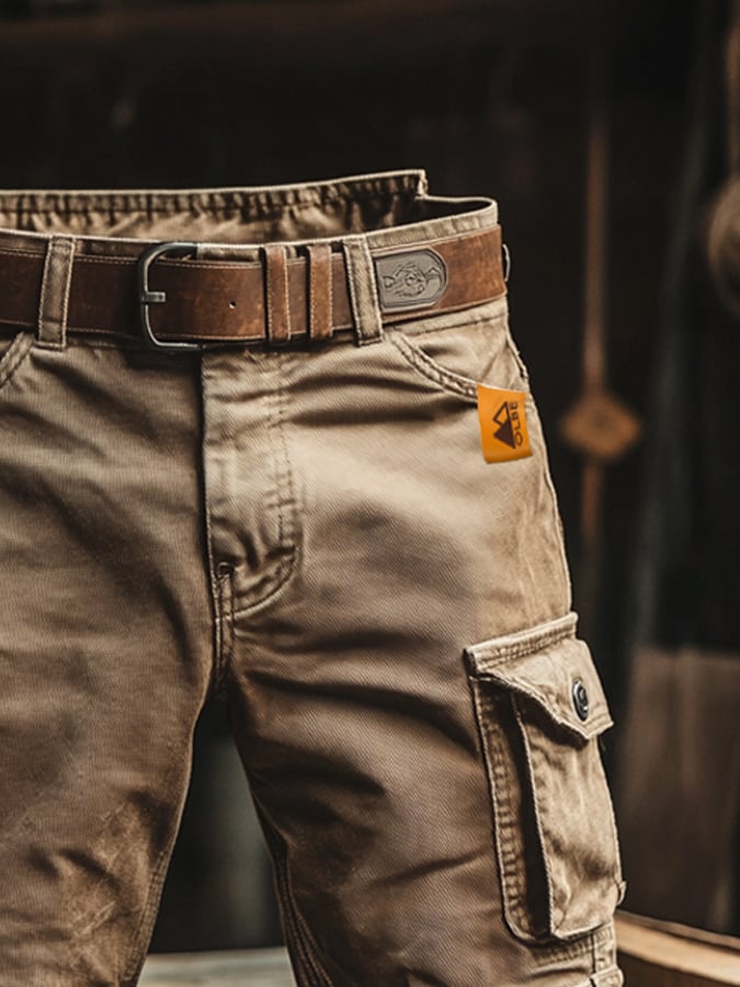 Renata™ | Pohodlné vintage cargo kalhoty s kapsami