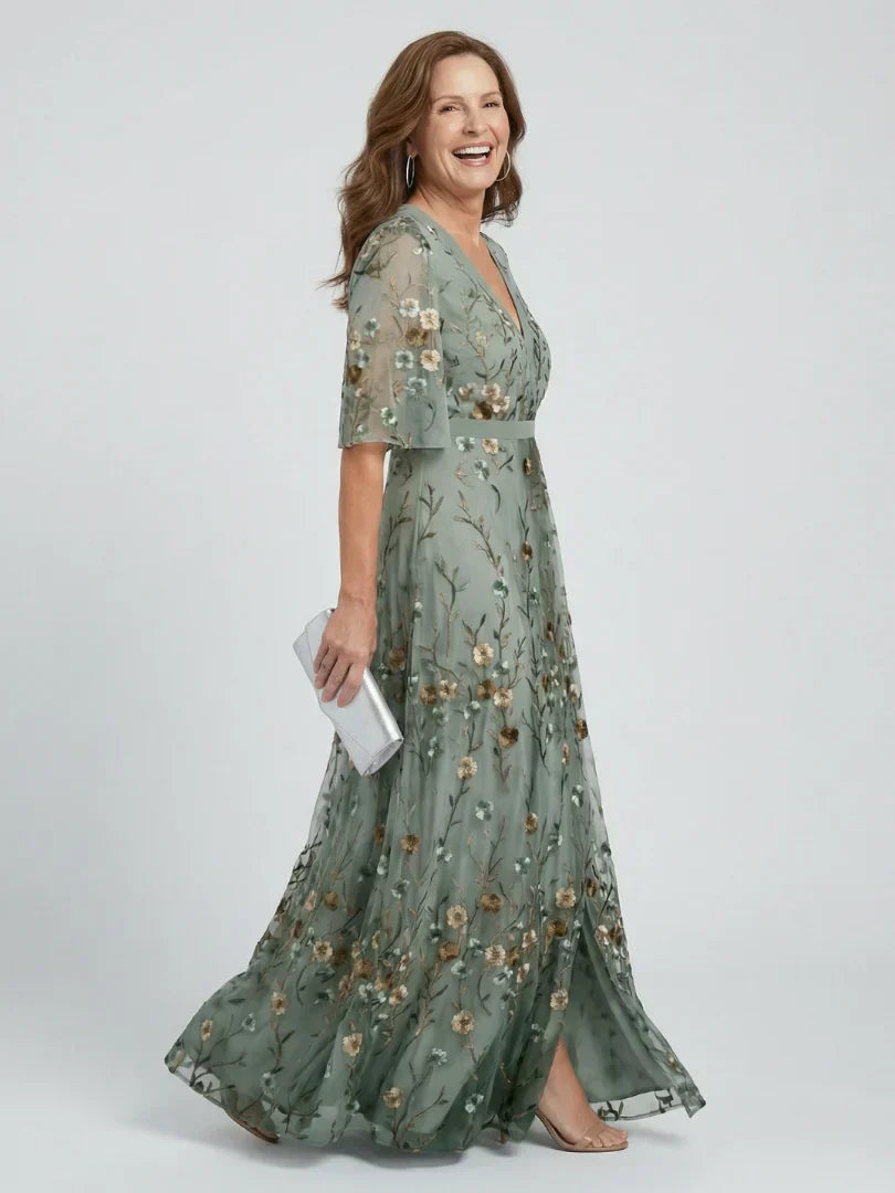 Radmila™ | Elegantní maxi šaty s květinovým vzorem