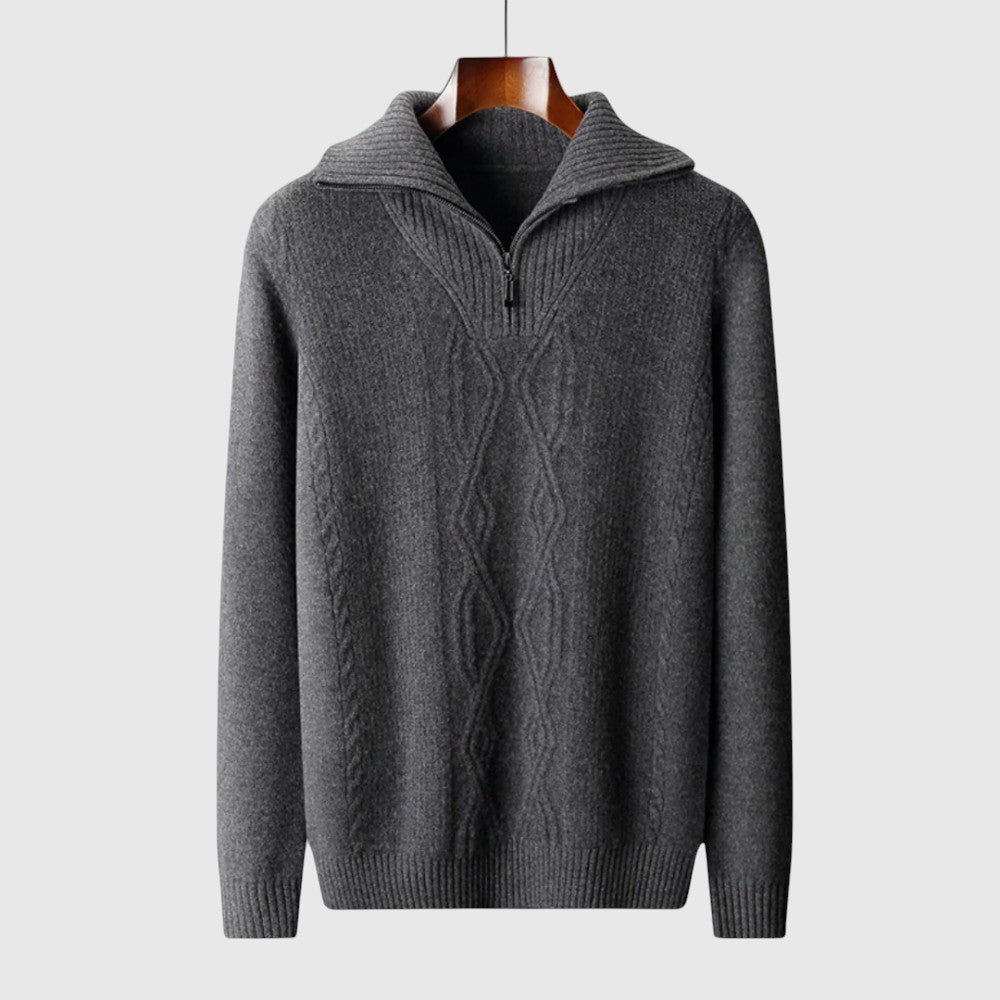 Perla- Camisola s zipem Taranto Merino Wool