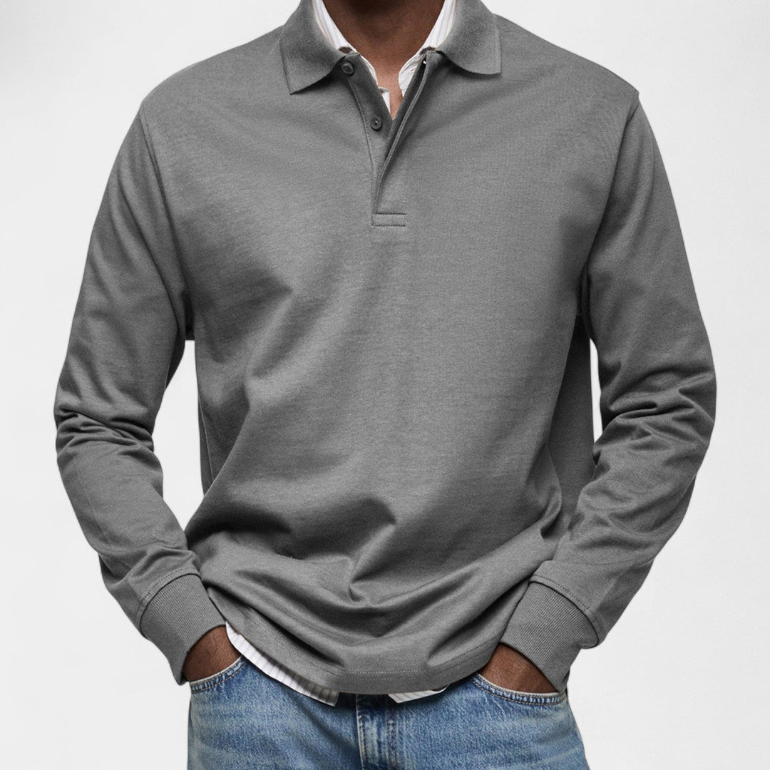Tomáš – Elegantní penské polo s dlouhým rukávem