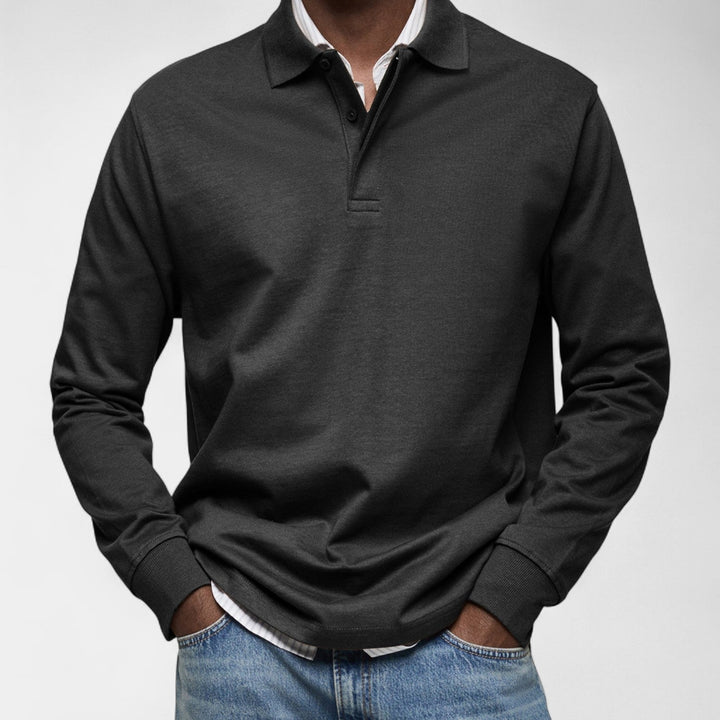 Tomáš – Elegantní penské polo s dlouhým rukávem