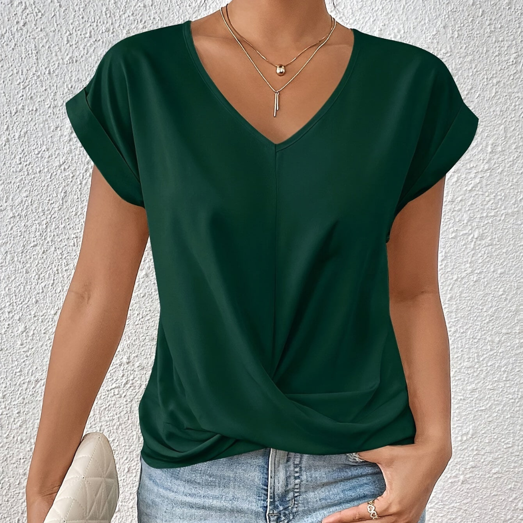 Marie™ | Elegantní top s hlubokým V-výstřihem
