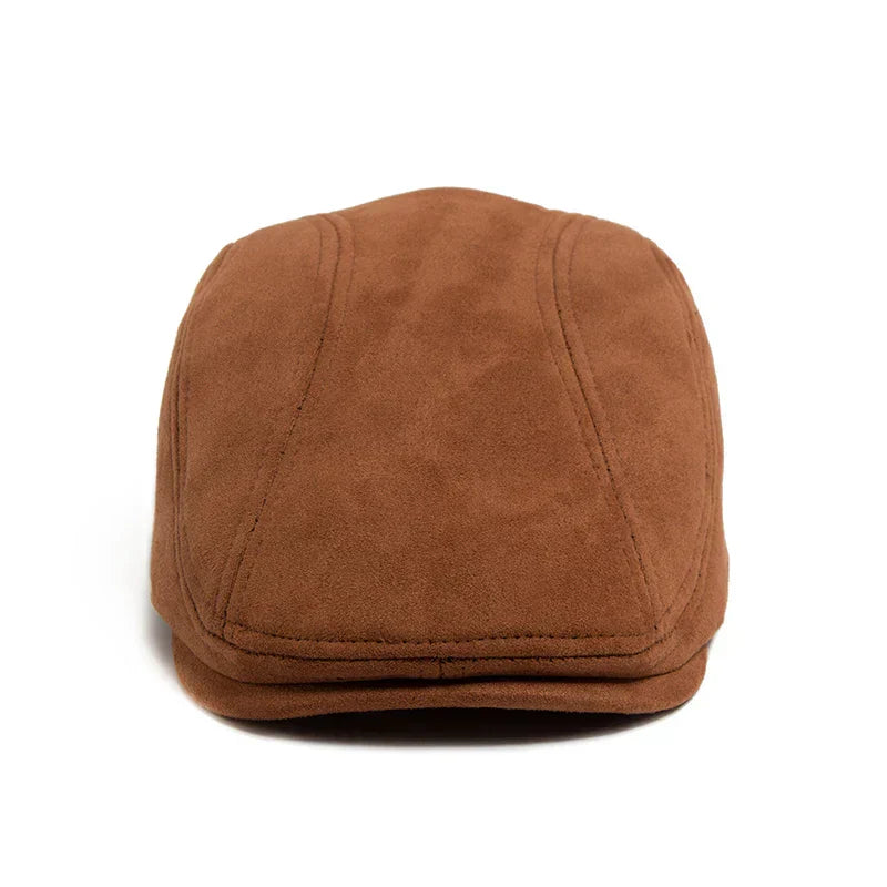 Michal | Klasický Suede pánský baret
