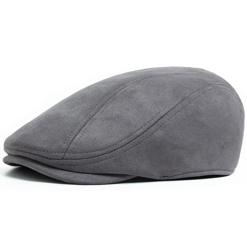 Michal | Klasický Suede pánský baret