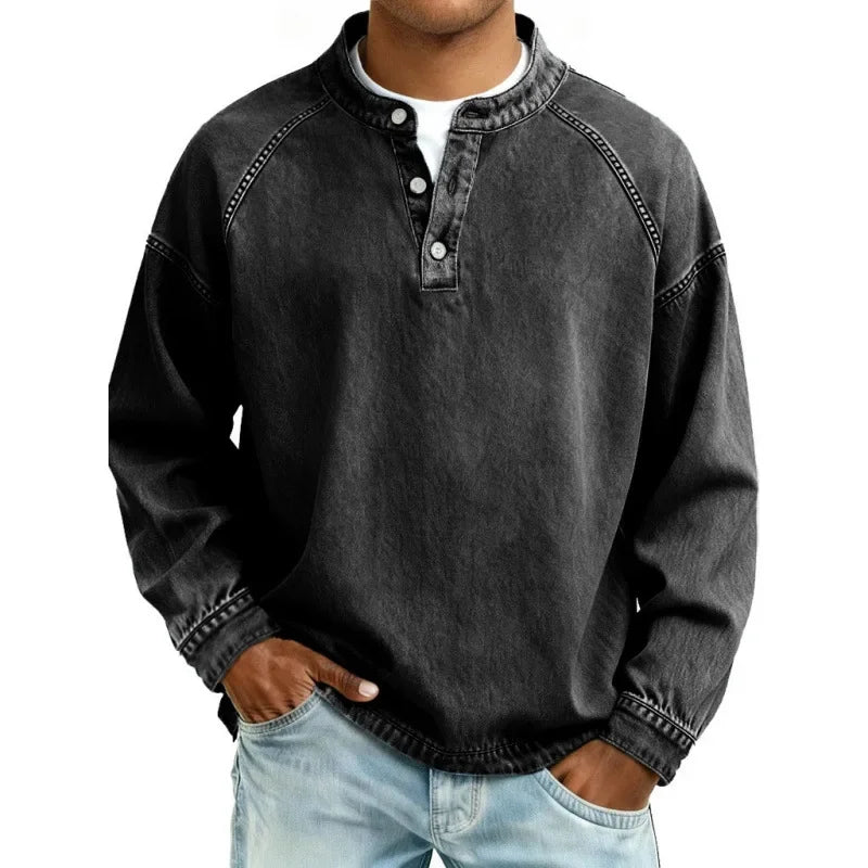 Lída™ | Vintage Henley tričko