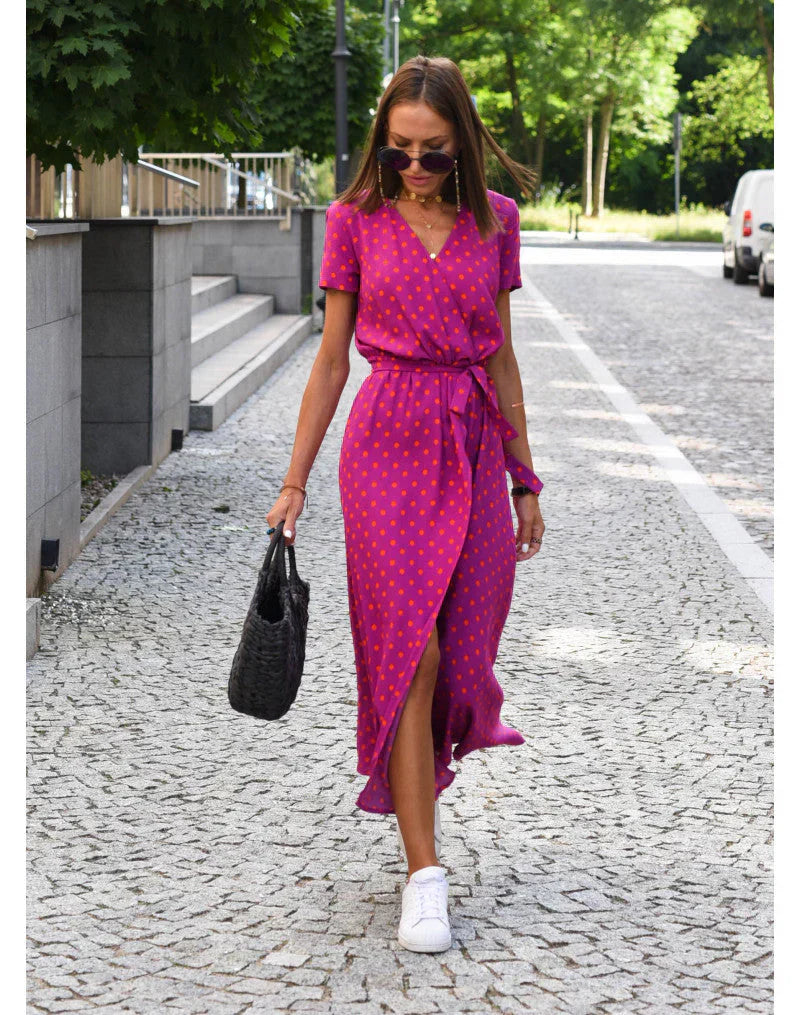 Magda™ | Elegantní šaty s výstřihem a modelujícím střihem